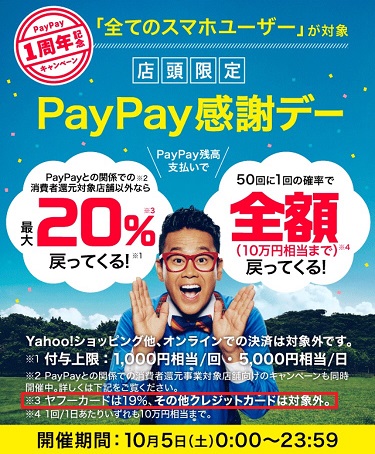 PayPay感謝キャンペーン